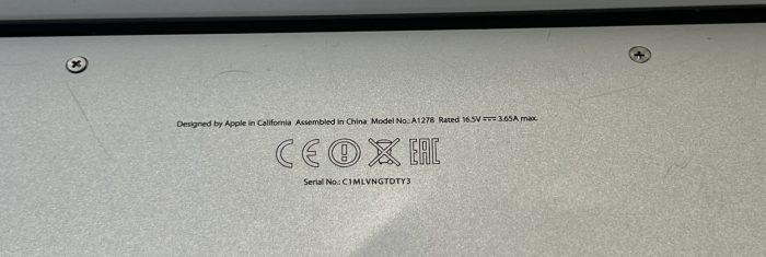 Macbook Pro A1278 I5-3210M 8GB 240GB SSD Catalina 10.15.7 - Image 4