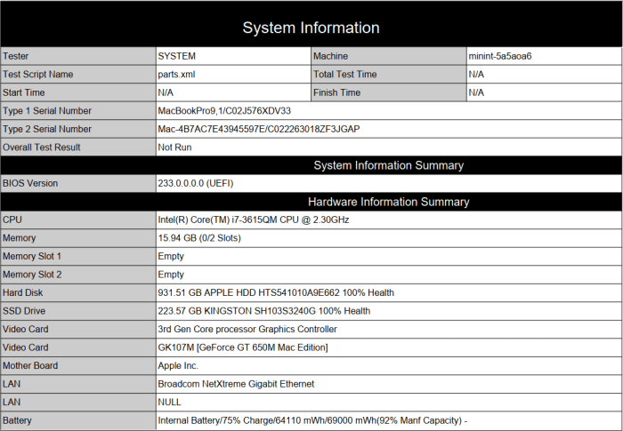 Macbook Pro A1286 i7-3615QM 16GB 240GB SSD+1TB HDD Catalina 10.15 (Mid 2012) GT 650M - Image 10