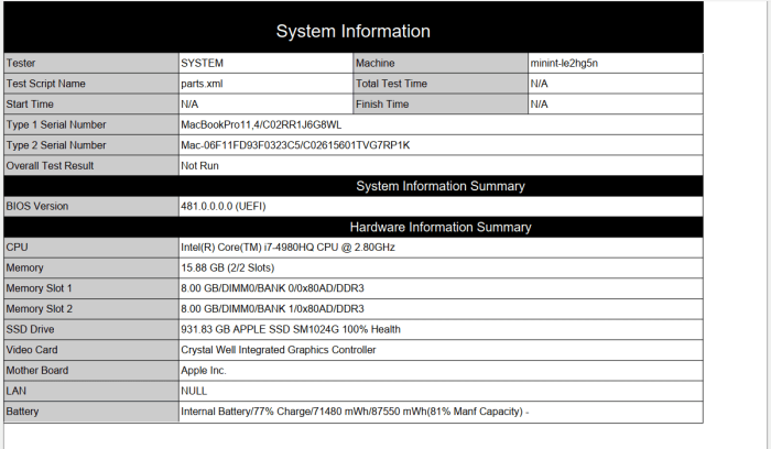 Macbook Pro A1398 i7-4980HQ 16GB 1TB SSD Monterey 12 (Mid 2015) - Image 9