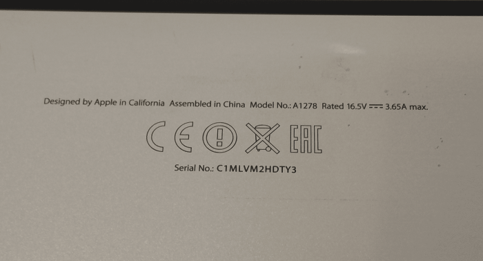 Macbook Pro A1278 i5-3210M 8GB 240GB SSD Catalina 10.15 (Mid 2012) - Image 4