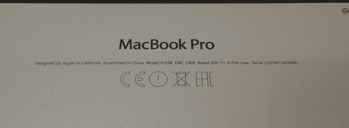 Macbook Pro A1398 i7-4980HQ 16GB 1TB SSD Monterey 12 (Mid 2015) - Image 4