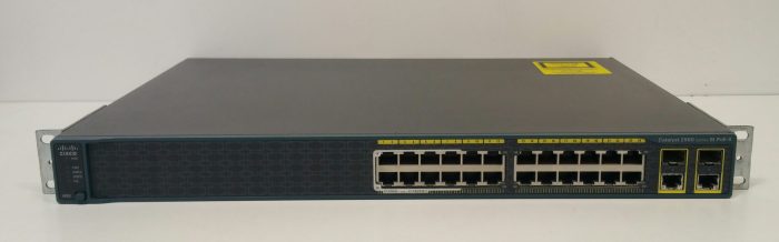 Cisco WS-C2960-24LC-S V01 Catalyst 2960 Series SI PoE-8 24 Port - Image 2
