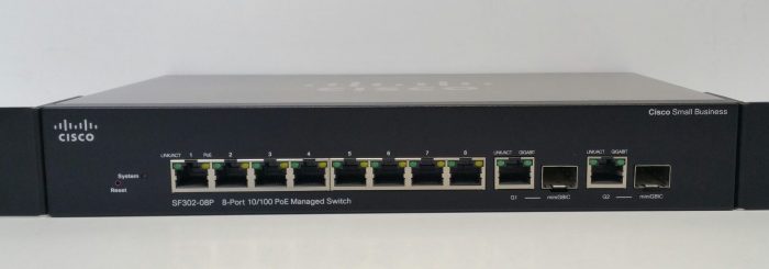 Cisco Small Business SF302-08P 8-Port 10/100 PoE Managed Switch - Image 2