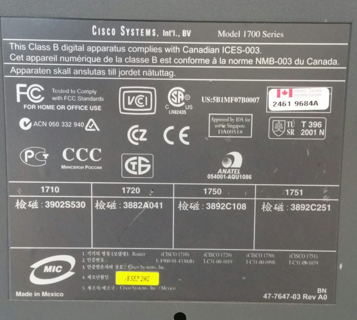 Cisco CISCO1721 1700 Series - Image 5