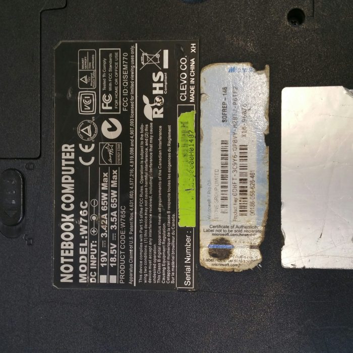 Stone 3 Notebook Computer W76C i3-M380 4GB RAM 120GB SSD - Image 8