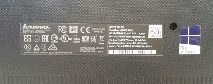 Lenovo B50-50 80S2 i3-5005U 4GB RAM 120GB SSD - Image 3