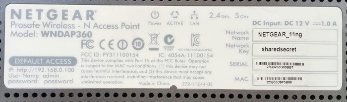 Netgear WNDAP360 Prosafe Wireless-N Access Point - Image 5