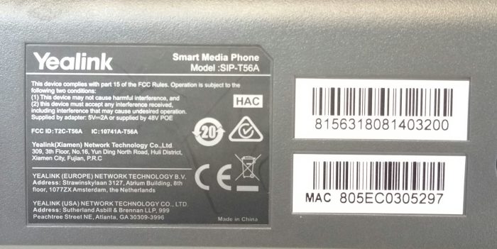 Yealink SIP-T56A Smart Media Phone - Image 5