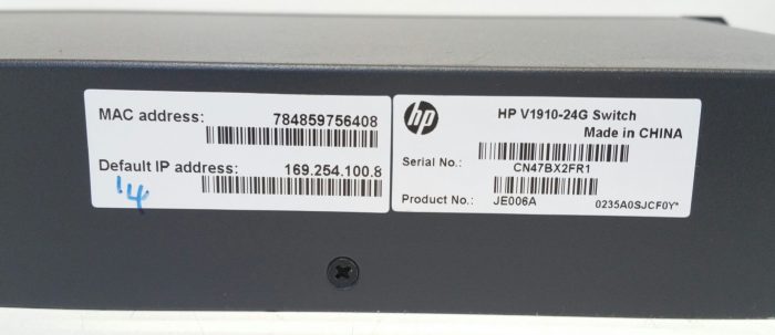 HP JE006A V1910-24G Switch - Image 4