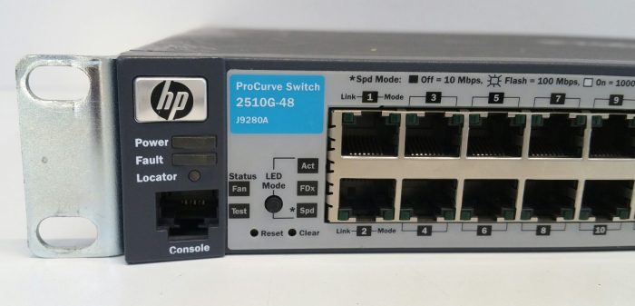 HP J9280A Procurve 2510G-48 + 4 SFP Switch - Image 3