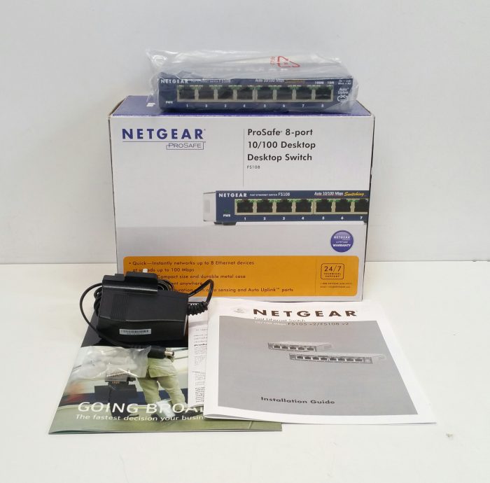 Netgear FS108 ProSafe 8-Port 10/100 Desktop Switch - Image 8