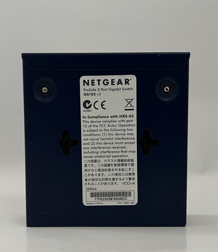 Netgear GS105 v3 ProSafe 5-Port Gigabit Switch - Image 3
