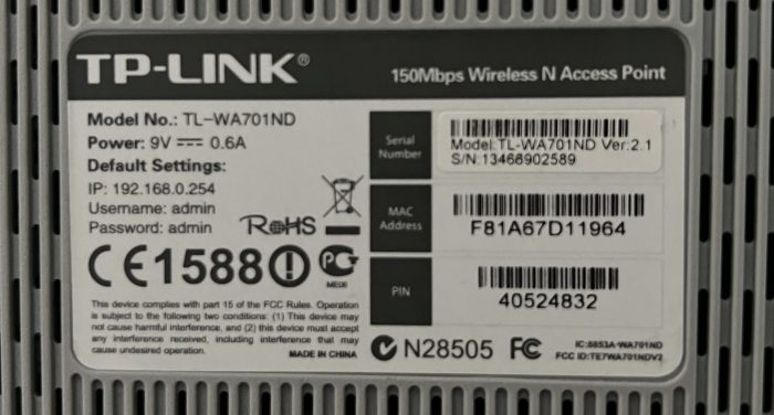 TP-Link TL-WA701ND v2.1 150Mbps Wireless N Access Point - Image 4