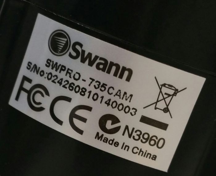 Swann SWPRO-735CAM CCTV Camera - No Sun Cover - Image 4