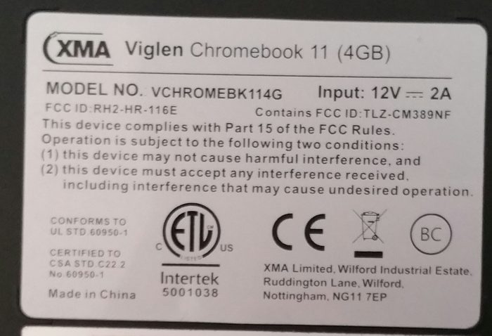 XMA VCHROMEBK114G Viglen Chromebook 11 Rockchip 4GB RAM - Image 4