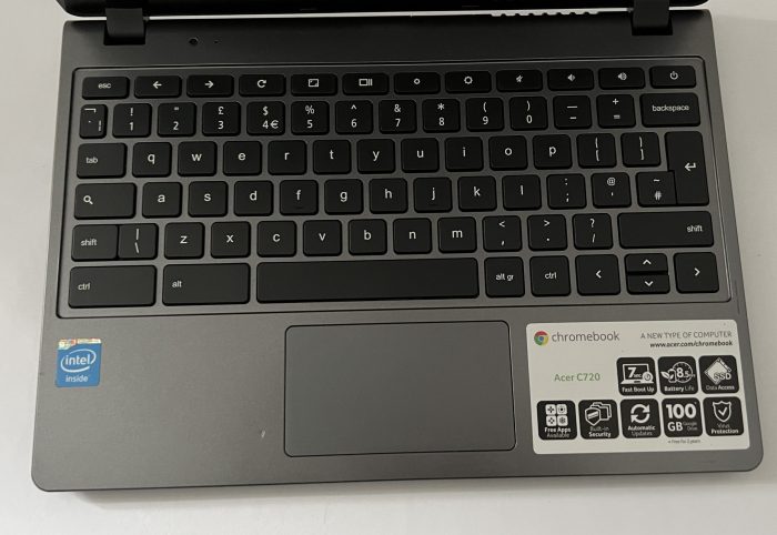 Acer ZHN Chromebook C720 Series Intel Celeron DC 4GB RAM 16GB HDD - Image 9