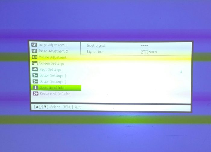 Casio XJ-M130 Data Projector with 2779 Lamp Hours Used - Image 8