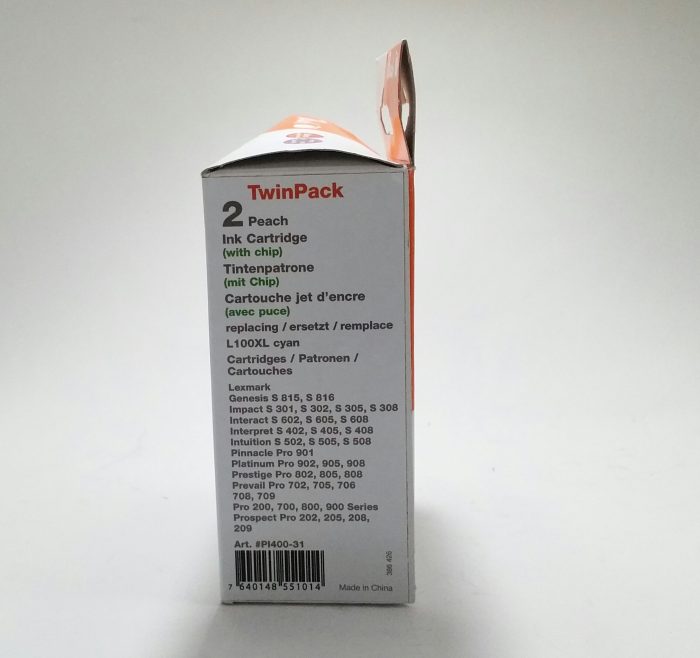 Peach TwinPack Ink Cartridge with chip - Image 5