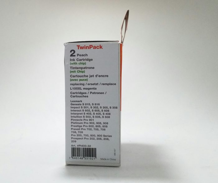 Peach TwinPack Ink Cartridge with chip - Image 5