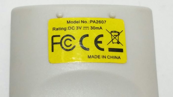 Nec RD-452E Remote Control - Missing Top Cover - Image 4