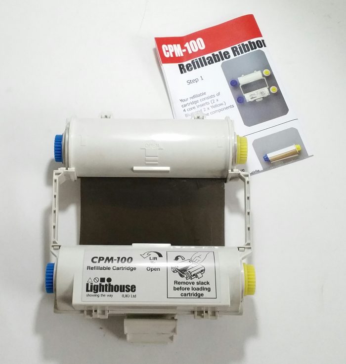 Lighthouse CPM-100 Refillable Cartridge Black Ribbon CPMR40-RC - Image 4