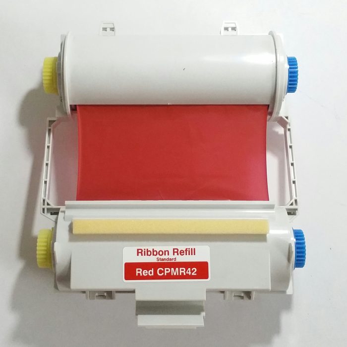 Lighthouse CPM-100 Refillable Cartridge Red Ribbon CPMR42-RC - Image 3
