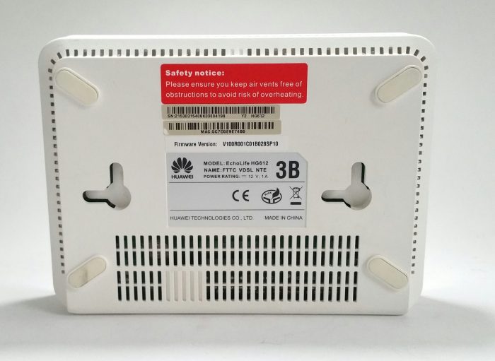 OpenReach EchoLife HG612 3B FTTC VDSL NTE Wireless Access Point - No PSU - Image 4