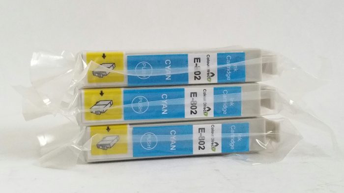 ColourDirect E-802 Ink Cartridge Cyan Joblot - Image 2