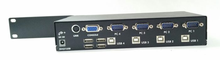 StarTech.com 4 Ports Professional USB KVM Switch SV431USB used - Image 5