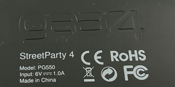 Gear 4 StreetParty 4 PG550 Black Speaker-Dock for iPod - Image 3