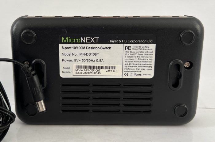 MicroNext MN-DS108T V1.0 8-Port 10/100M Desktop Switch - Image 5