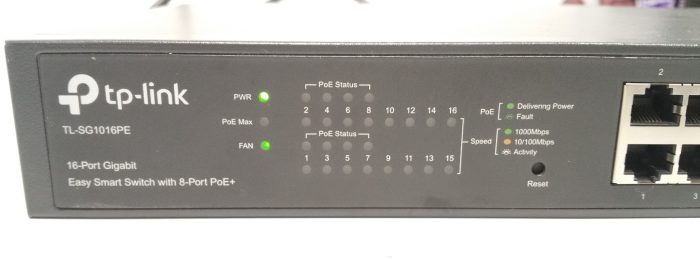 TP-Link TL-SG1016PE 16 Port Gigabit 8 Port POE+ Smart Switch - Image 2