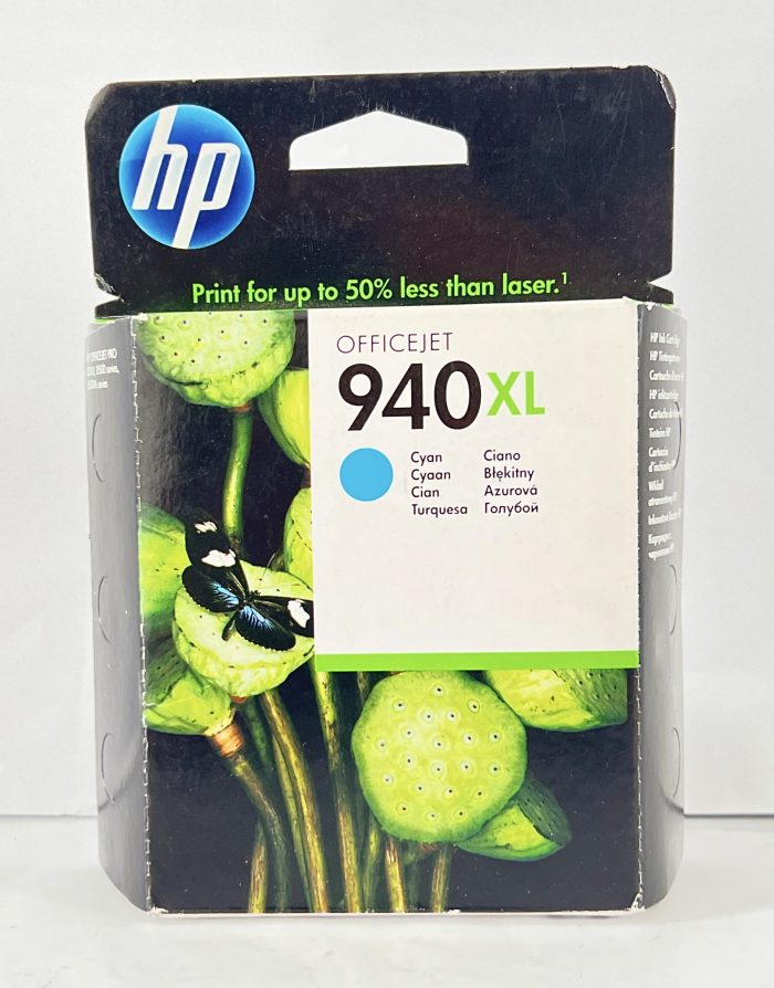 HP 940XL Cyan Officejet C4907AE Cartridge - Exp. Apr 2015 - Image 2