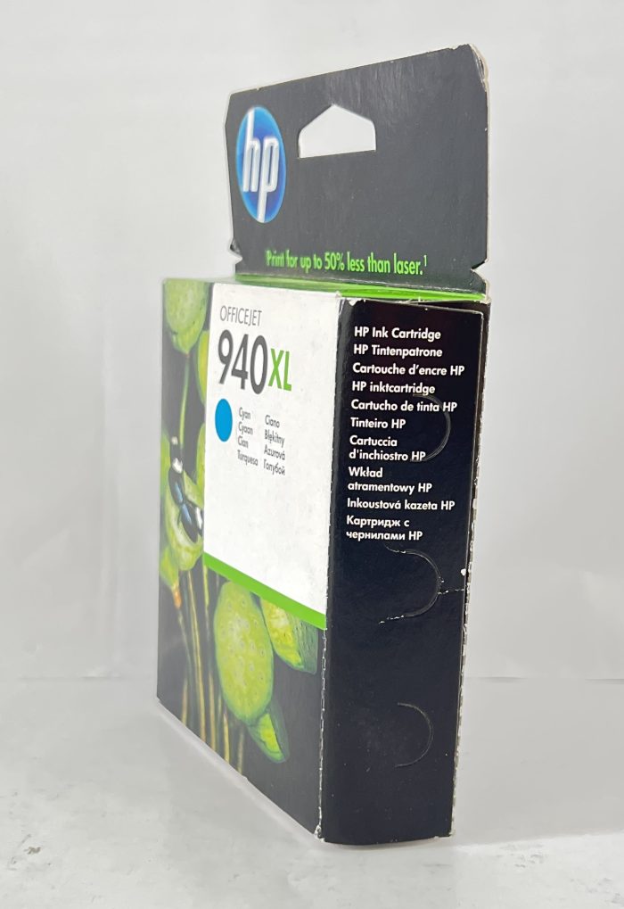 HP 940XL Cyan Officejet C4907AE Cartridge - Exp. Apr 2015 - Image 4