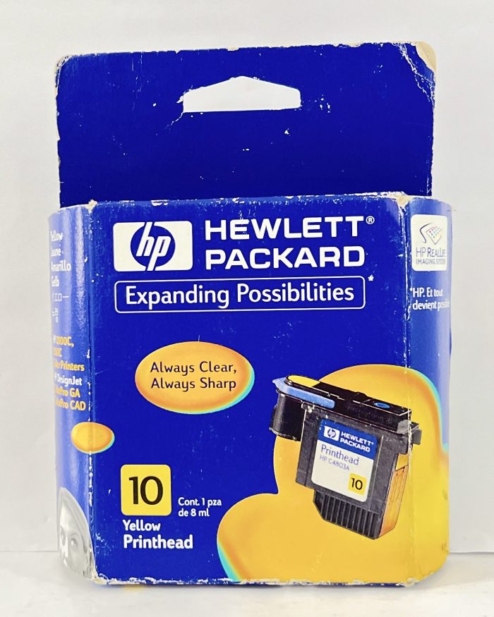 HP C4803A Yellow Printhead 10 Cartridge - Exp. Jan 2002 - Image 2