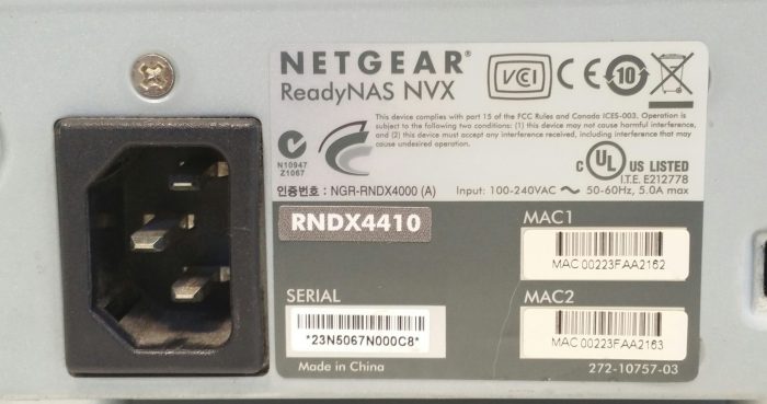 Netgear ReadyNAS NVX RNDX4410 Network Storage Box without Drives - Image 4