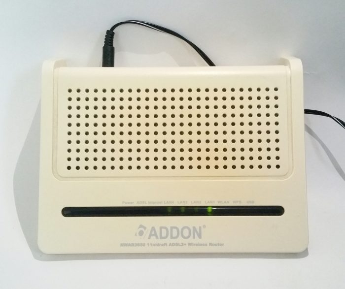 Addon ADD-NWAR3650 11n/draft 4-Port ADSL2+ Wireless Router - Image 2