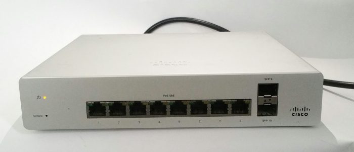 Cisco MS220-8P-HW Meraki MS220-8P 8-PoE, 2 SFP Gigabit Ethernet Switch - Image 2