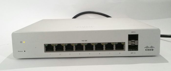 Cisco MS220-8P-HW Meraki MS220-8P 8-PoE, 2 SFP Gigabit Ethernet Switch - Image 7