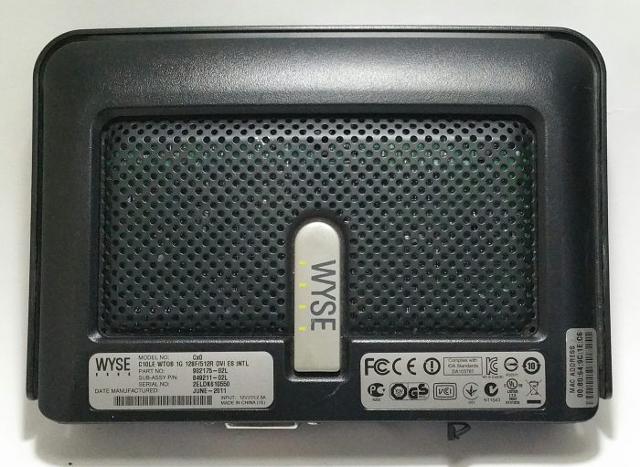 Wyse Cx0 902175-02L Thin Client Terminal without PSU (C10LE WTOS 1G 128/F/512R DVI ES INTL) - Image 3