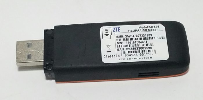 ZTE Orange MF636 3G Portable USB Dongle - Missing Cover - Image 3