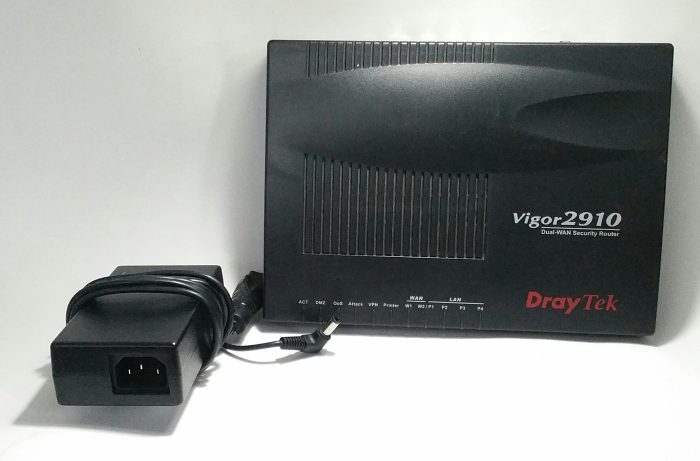 DrayTek Vigor 2910 Dual-WAN 4-Port Security VPN Router Ethernet Firewall with PSU - Image 4