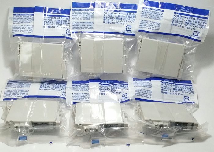 Epson T0481 T0482 T0483 T0484 T0485 T0486 Print Cartridge - Job Lot x6 Blue/Black Mixed - Image 4