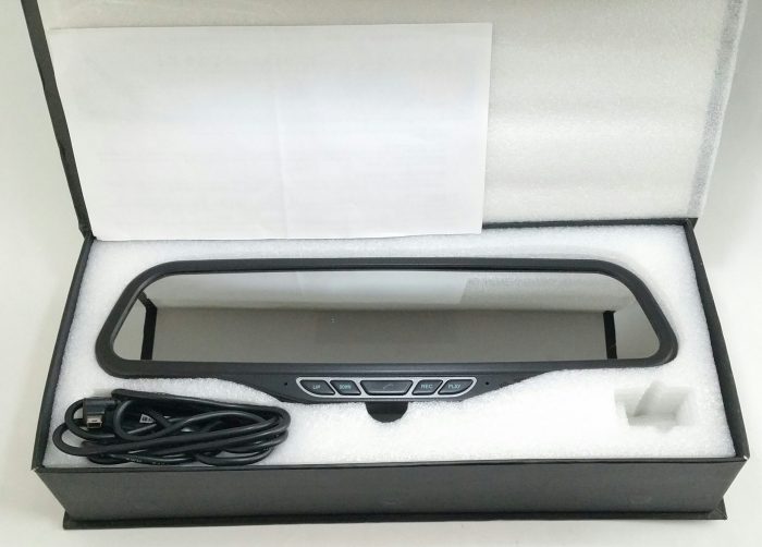 Vivifi Bluetooth Rear View Mirror Hands Free Car Kit + Voice Record - Image 2