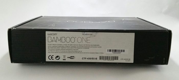 Wacom Bamboo One CTF-430/SO-B Tablet w Pen +Software - Image 3