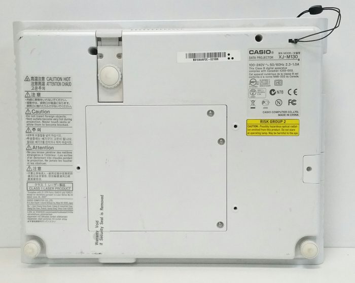 Casio XJ-M130 Data Projector with 2779 Lamp Hours Used - Image 4