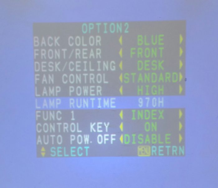 Panasonic PT-LC56E LCD Projector with 970 Lamp Hours Used - Image 2