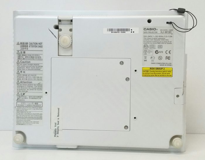 Casio XJ-M130 Data Projector with 8441 Lamp Hours Used - Image 3