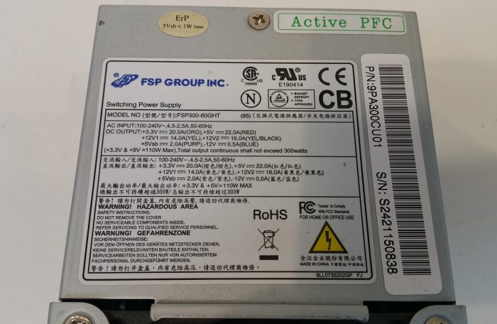 FSP Group FSP300-60GHT 300Watt Power Supply / PSU - Image 7