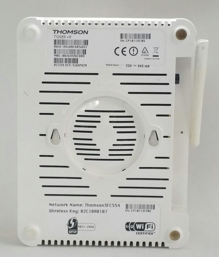 Thomson TG585 V8 4-Port Wireless ADSL Router - Image 3